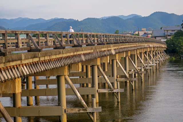 Togetsukyo Bridge in the morning
